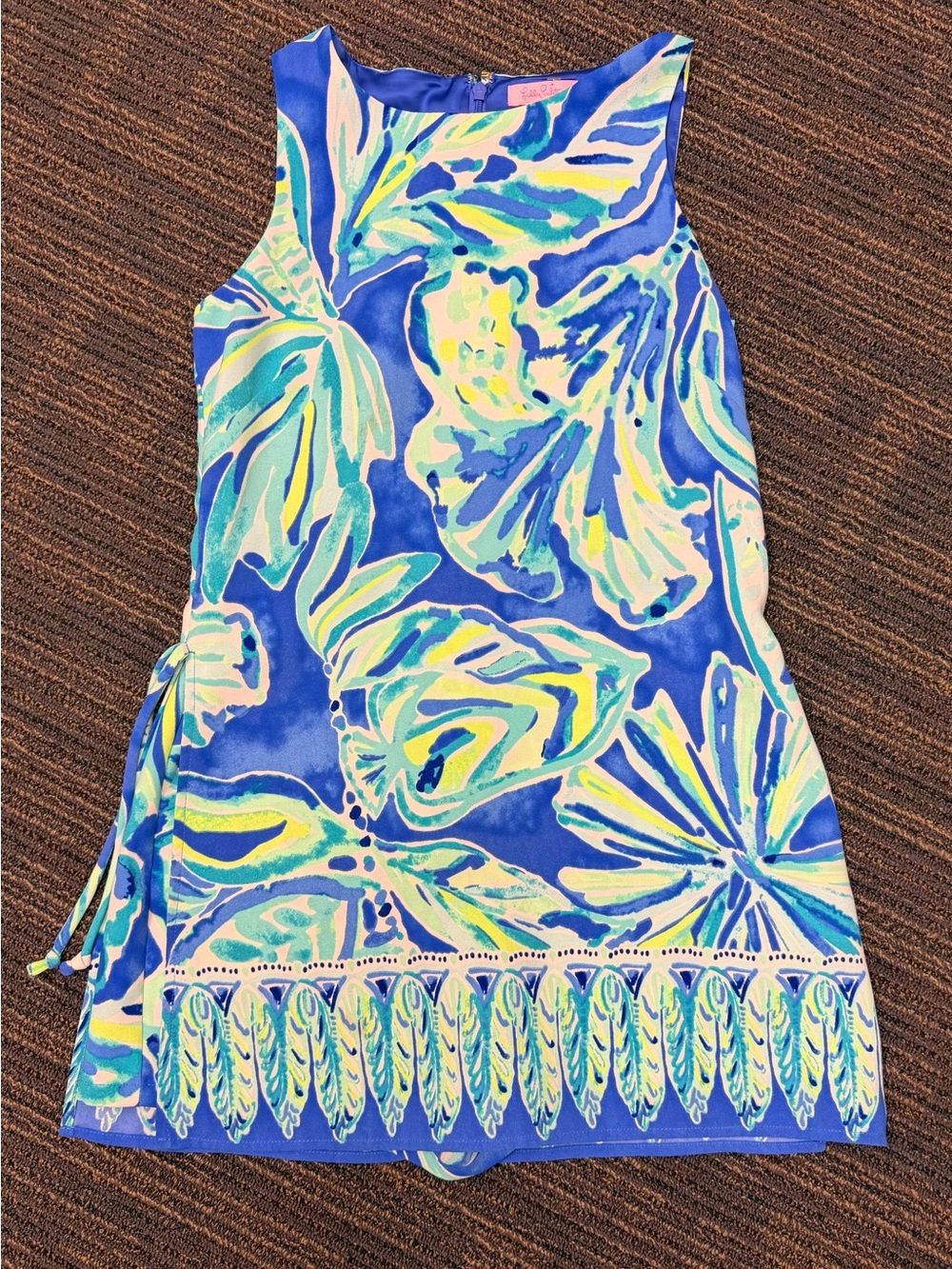Lilly Pulitzer Donna Romper Palm Passages